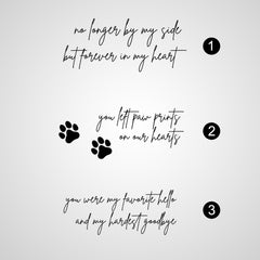 Custom Pet Memorial Acrylic Plaque with Photo Personalized Pet Loss Gifts - MACIFECI