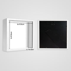 Custom Pet Memorial Box Personalized Dog Remembrance Shadow Box with Clay Paw Print - MACIFECI