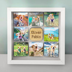 Custom Pet Memorial Frame Personalized Cat or Dog Remembrance Picture Keepsakes - MACIFECI