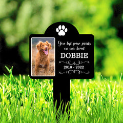Personalized Dog Memorial Stake Custom Grave Marker Plaque for Pet Loss Bereavement - MACIFECI