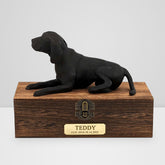 Personalized Luxury Beagle Ashes Urn with Custom Name Plaque for Your Beloved Pet - MACIFECI