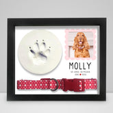 Pet Memorial Shadow Box with Dog Picture Personalized Photo Frame Keepsakes - MACIFECI
