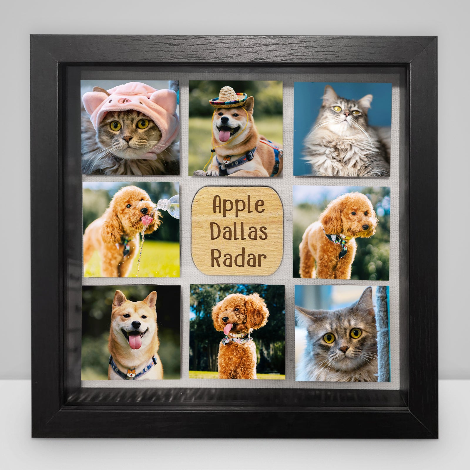 Custom Pet Memorial Frame Personalized Cat or Dog Remembrance Picture Keepsakes - MACIFECI