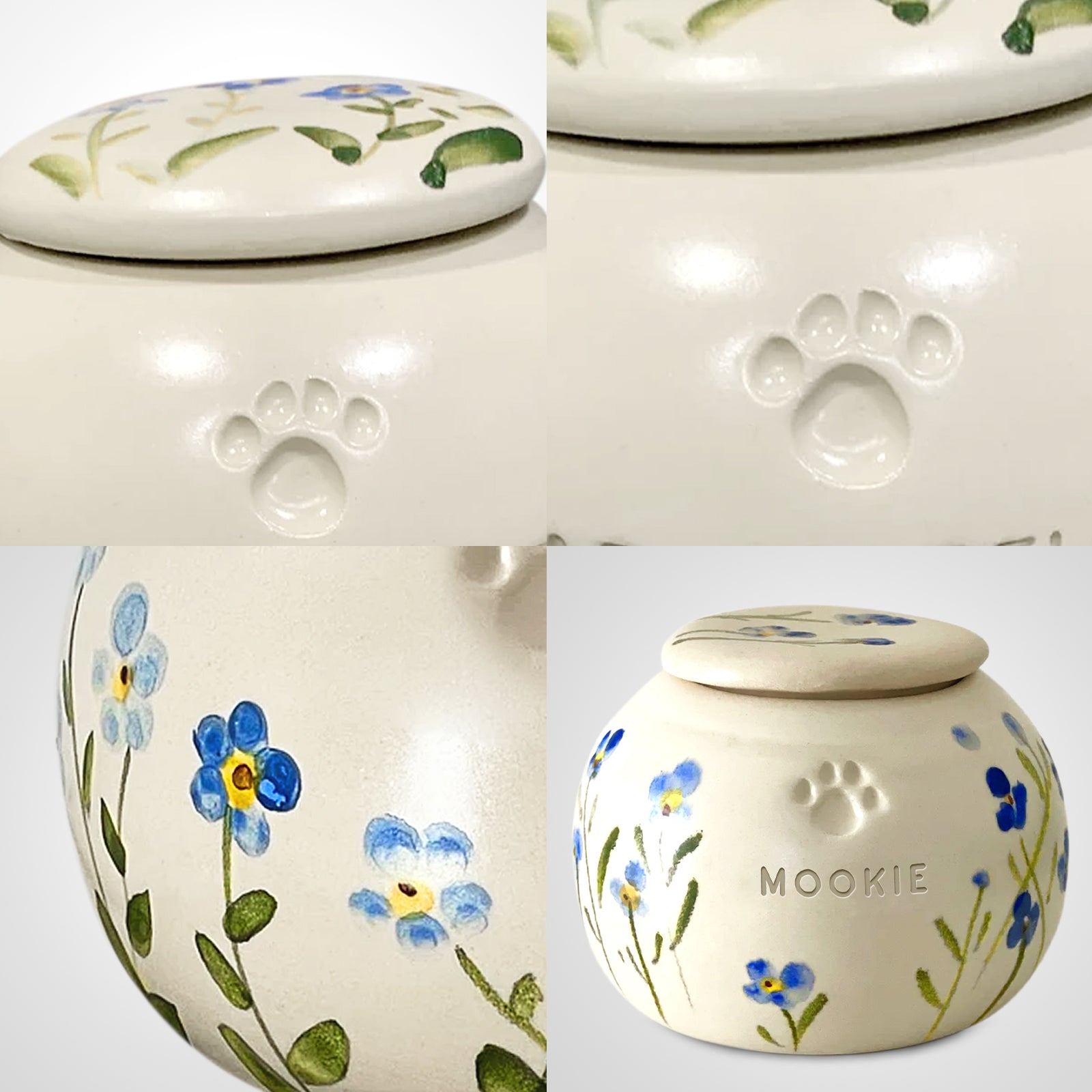 Custom Pet Memorial Urns Personalized Dog/Cat Cremation Urn with Name Engraved for Ashes - MACIFECI