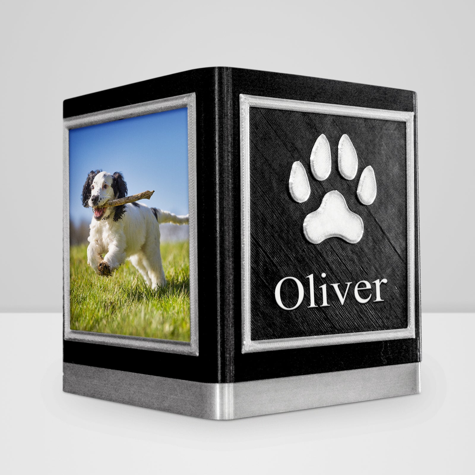 Custom Pet Memorial Urn with name Personalized Dog/Cat Keepsake Cremation Box for Ashes and Keepsake - MACIFECI