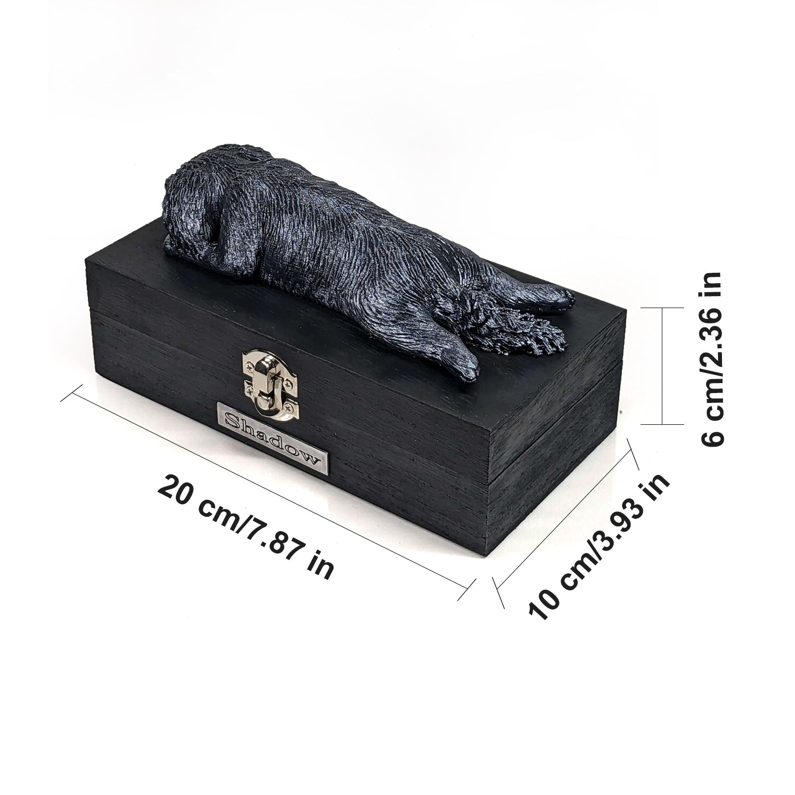 Custom Pet Memorial Box Personalized Shih Tzu Ashes Urns - MACIFECI