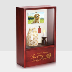 Custom Pet Urn Memorial Frame with Name Personalized pet Keepsake Box - MACIFECI