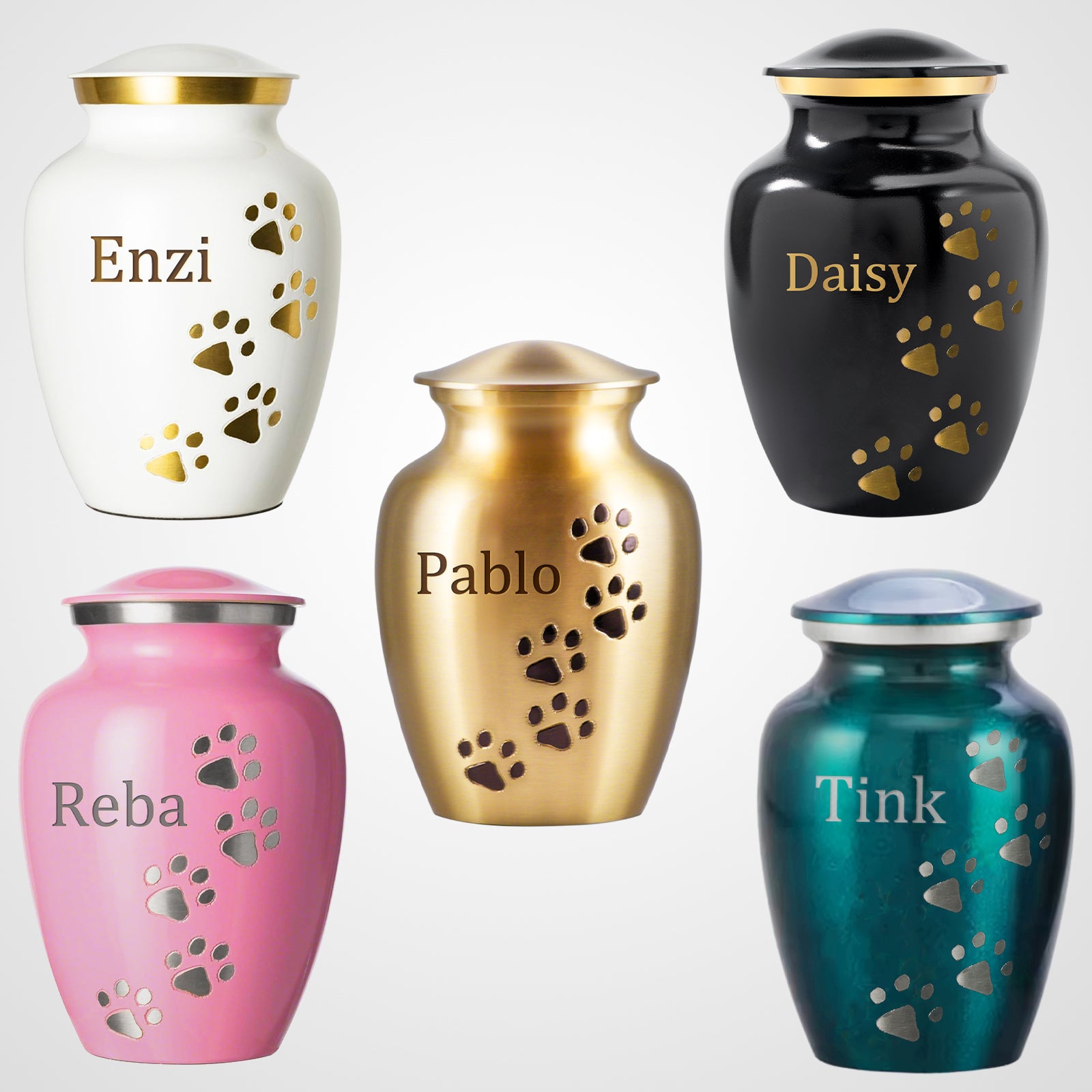 Custom Pet Urn for Dogs and Cats with Name Personalized Laser Engraving - MACIFECI