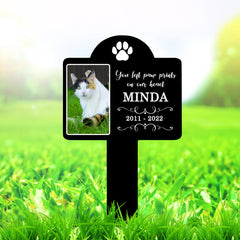 Personalized Dog Memorial Stake Custom Grave Marker Plaque for Pet Loss Bereavement - MACIFECI