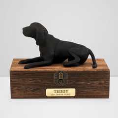 Personalized Luxury Beagle Ashes Urn with Custom Name Plaque for Your Beloved Pet - MACIFECI