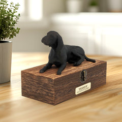 Personalized Luxury Beagle Ashes Urn with Custom Name Plaque for Your Beloved Pet - MACIFECI