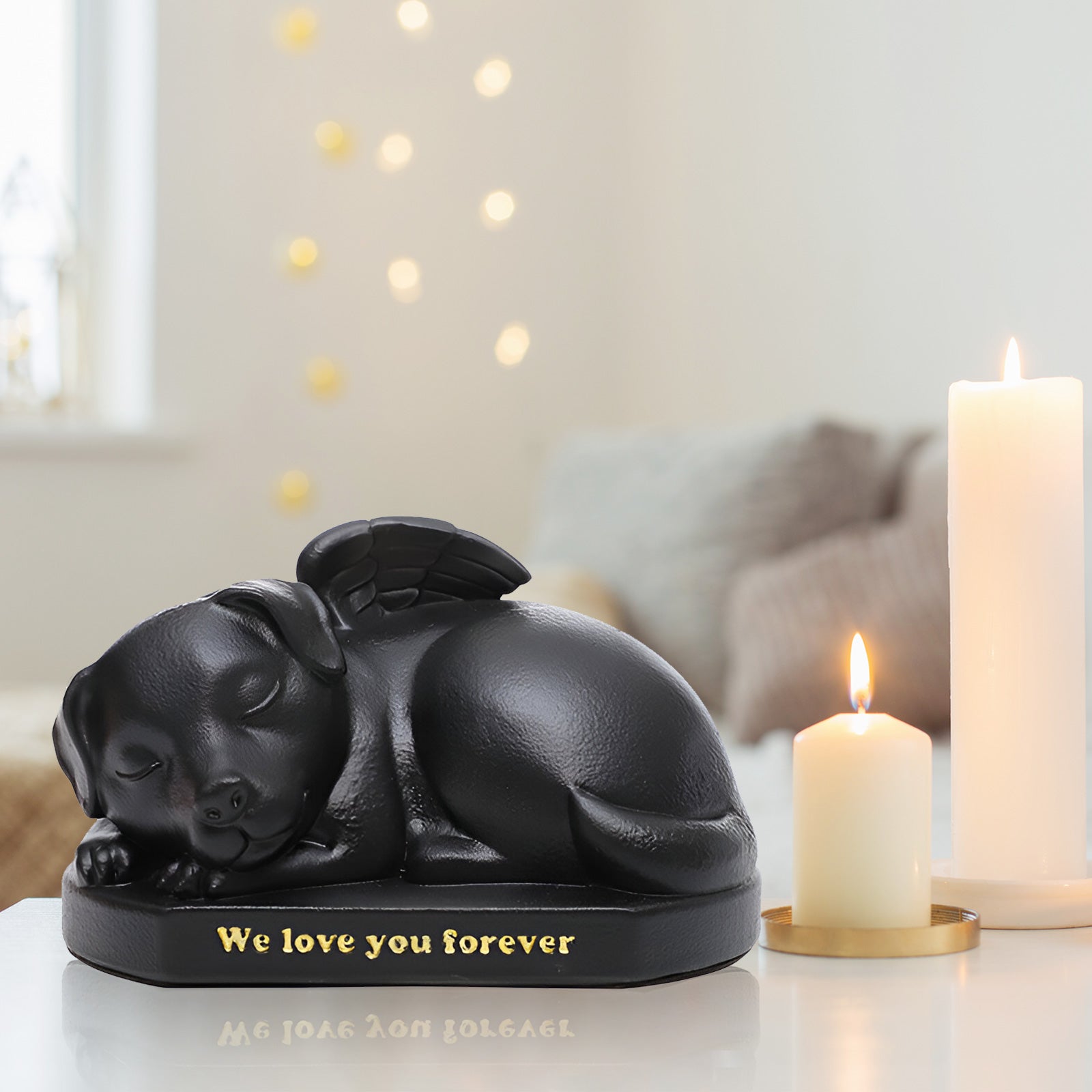Resin Pet cremation Urn Unique Memorial Keepsake for Dogs - MACIFECI
