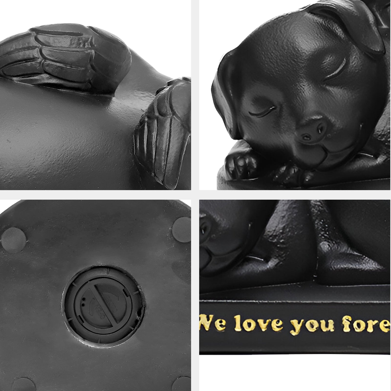 Resin Pet cremation Urn Unique Memorial Keepsake for Dogs - MACIFECI