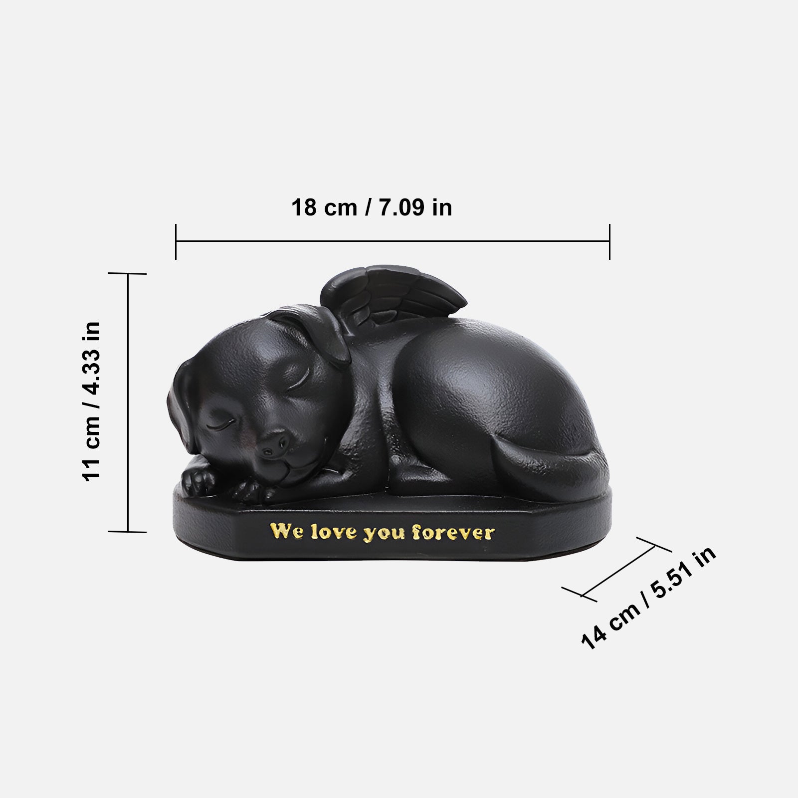 Resin Pet cremation Urn Unique Memorial Keepsake for Dogs - MACIFECI