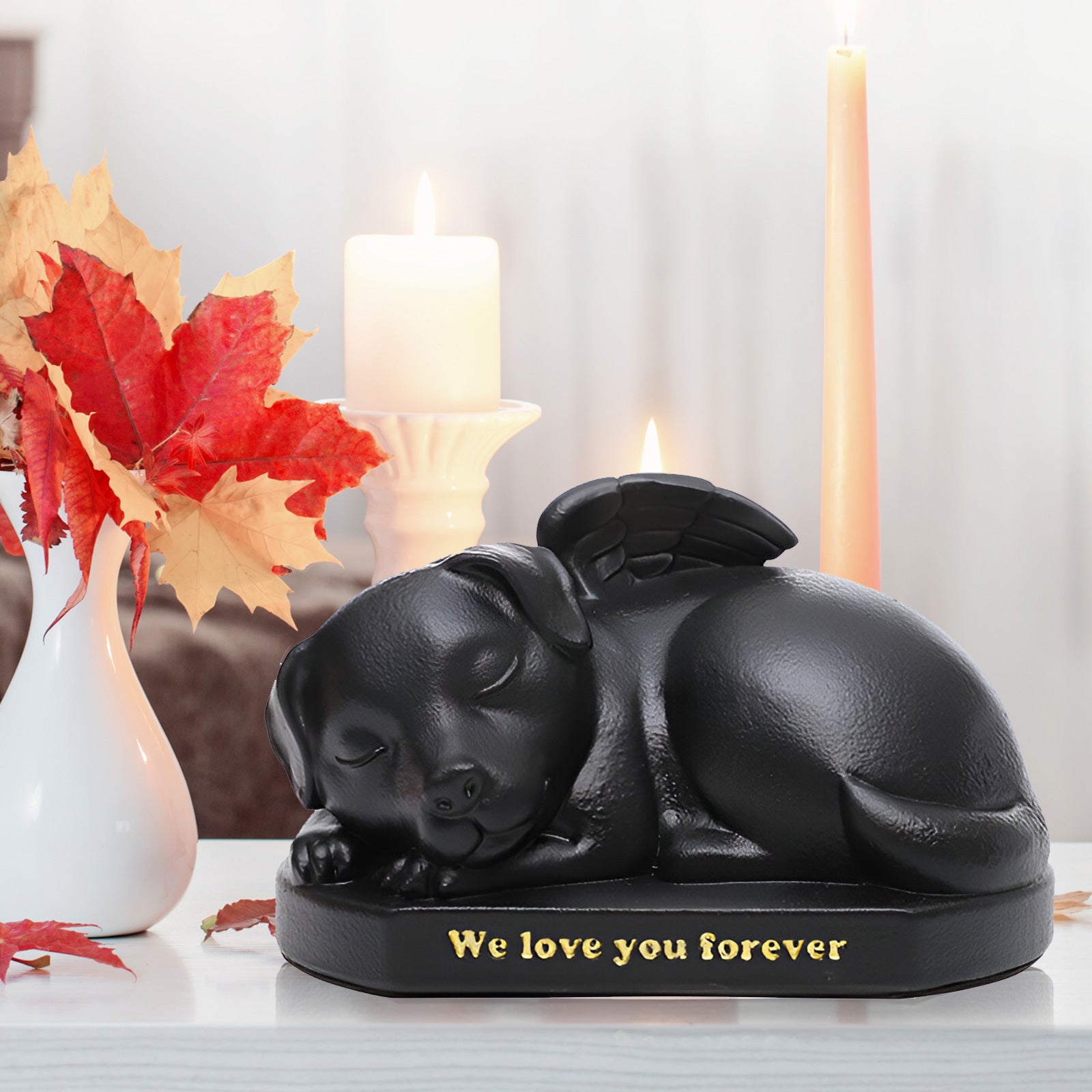 Resin Pet cremation Urn Unique Memorial Keepsake for Dogs - MACIFECI