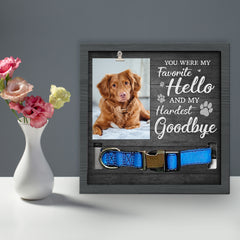 Pet Memorial Frame Perfect for Dog or Cat Keepsakes and Remembrance - MACIFECI