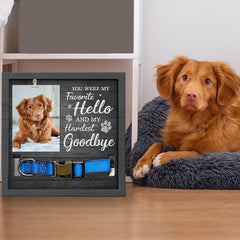 Pet Memorial Frame Perfect for Dog or Cat Keepsakes and Remembrance - MACIFECI